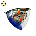 arylic quarter dome mirror 90 degree view